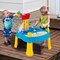 Costway Kids Sand and Water Table Activity Table Sandbox w/ 18 Pcs Accessories
